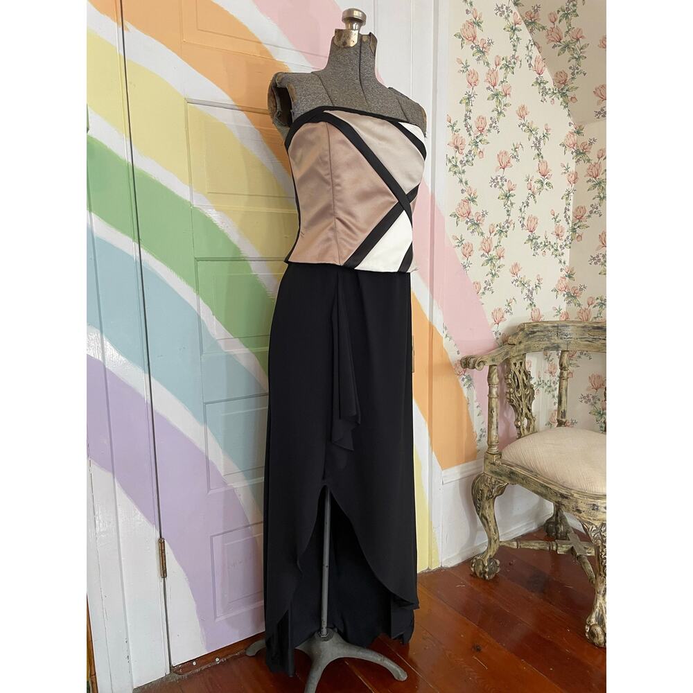 ✨NWT Vintage Jessica McClintock Dress Strapless Gown Size 10 Made In USA - Picture 2 of 10